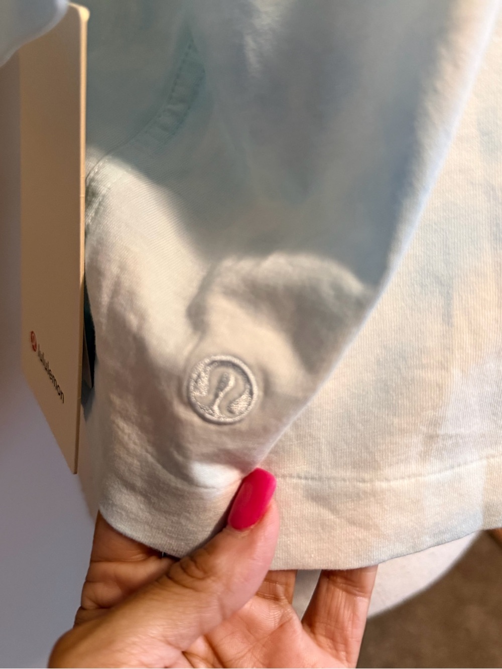 NWT Lululemon Organic cotton relaxed short sleeve tee shirt size large - Picture 4 of 6